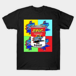 Pop Art Dollar Soup by LowEndGraphics T-Shirt